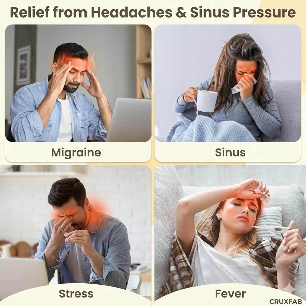 Migraine Relief Cap – Hot & Cold Therapy Headache Cap for Migraine