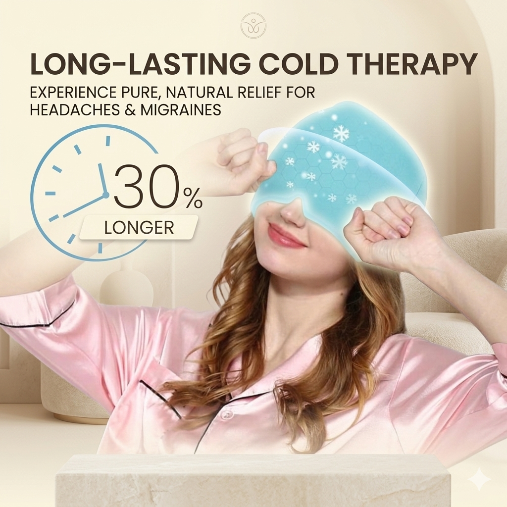 Migraine Relief Cap – Hot & Cold Therapy Headache Cap for Migraine