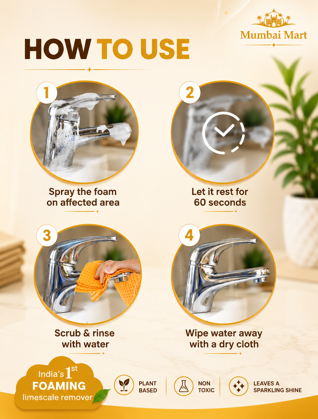 CrystalShine™ Deep Clean Foam Cleaner