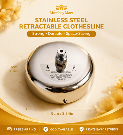 SpaceSaver™ Clothesline Stainless Pro